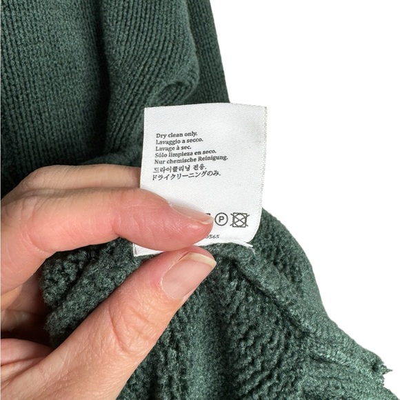 Sies Marjan | Green Velour Rory Sweater in Seaweed Medium - Picture 6 of 9